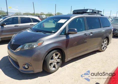 2012 Toyota Sienna Se 8 Passenger from USA, damaged, VIN 5TDXK3DC1CS255384